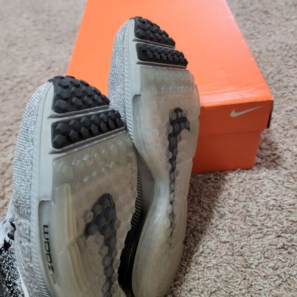 Nike Zoom All Out Flyknit 'Wolf Grey' Womens Sneaker Shoes Size 7.5 • Like New - Picture 14 of 15